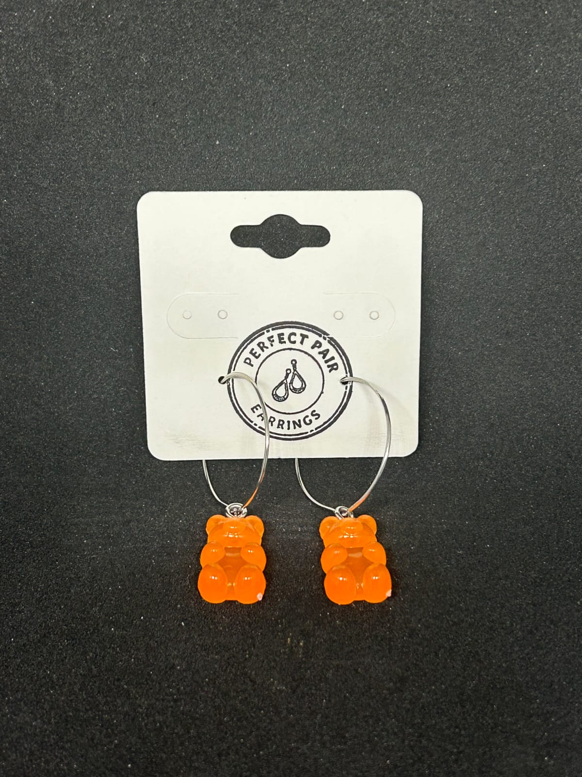 Gummy Bears on hoops - ORANGE